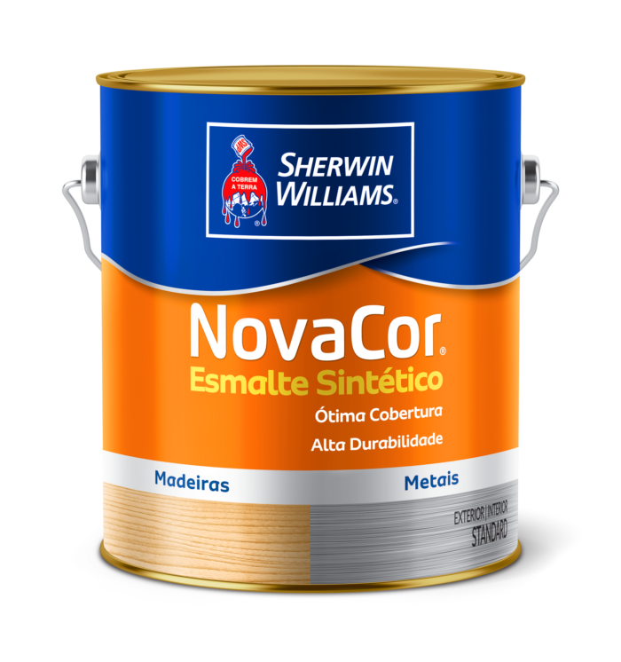 .Esmalte Sintetico Novacor Alto Brilho Cores 3,6L