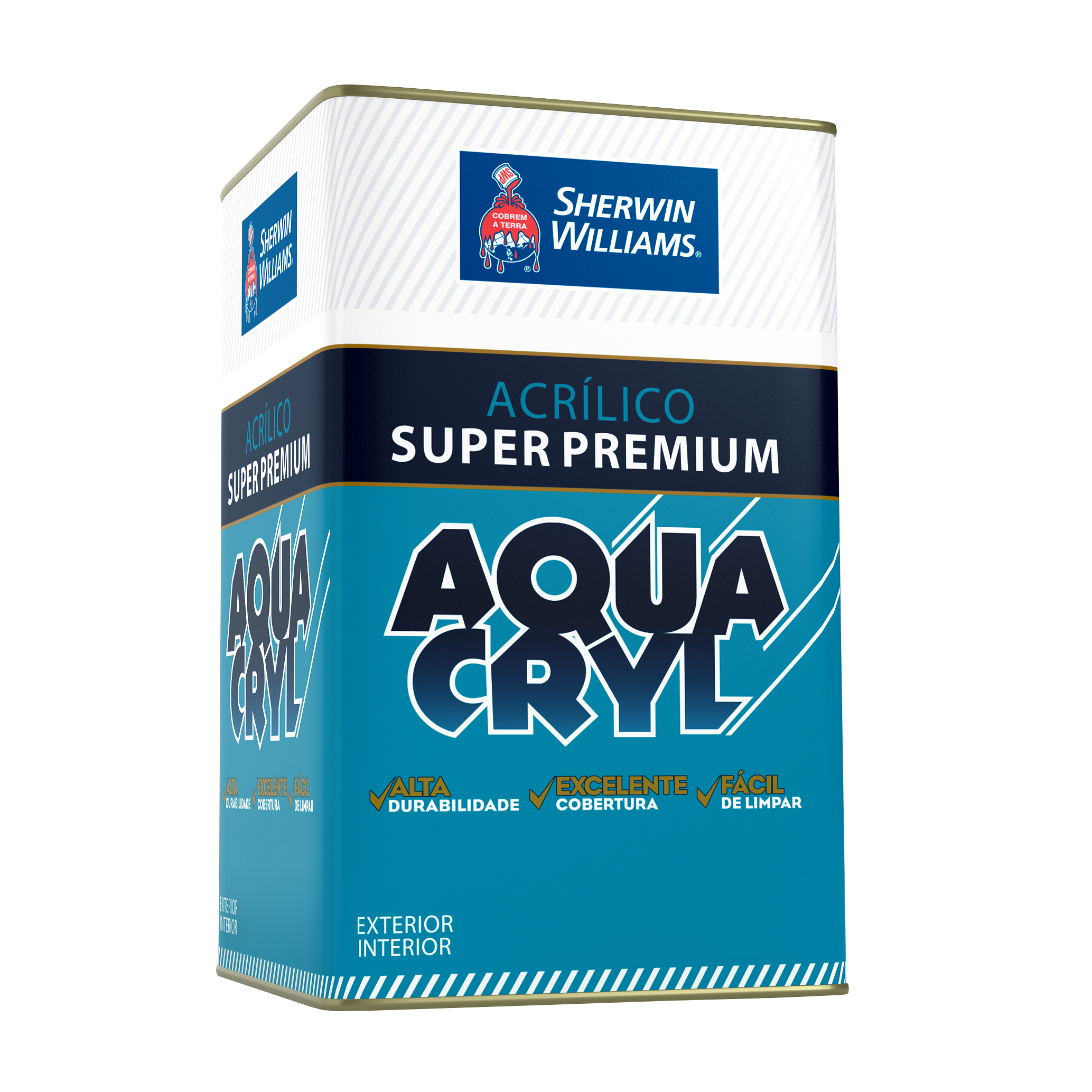 Tinta Acrilica Aquacryl Super Premium Semi Brilho 18L