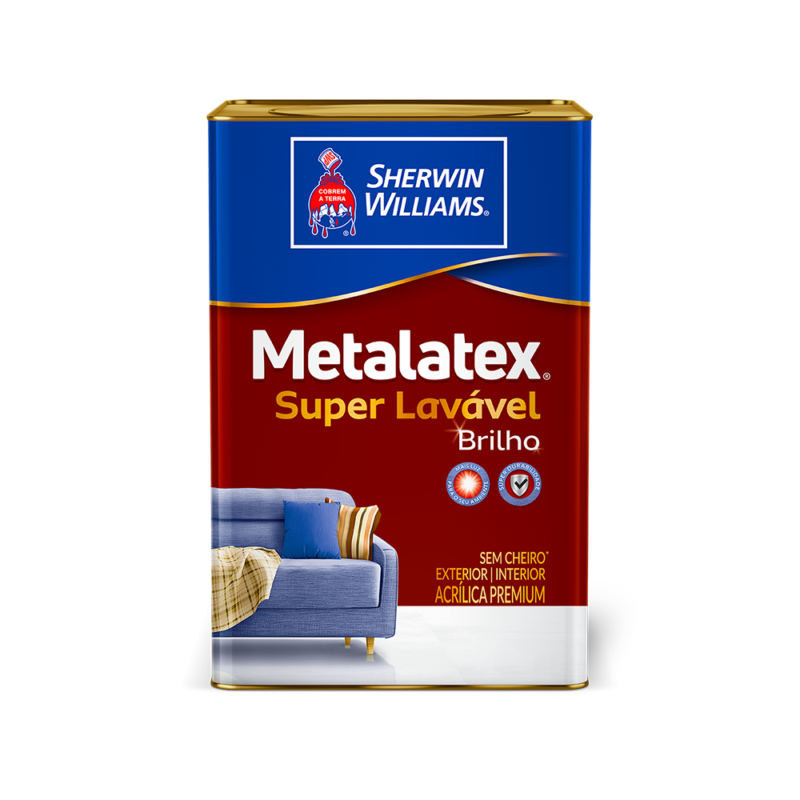 Tinta Acrilica Metalatex Super Lavavel brilho 18L