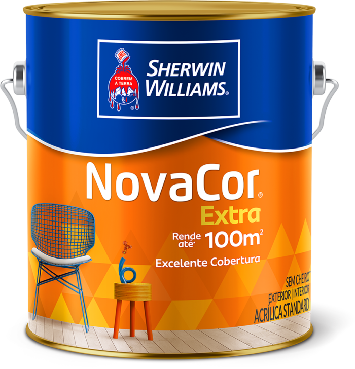 Tinta Acrilica Novacor Extra Fosco Branco 3,6L