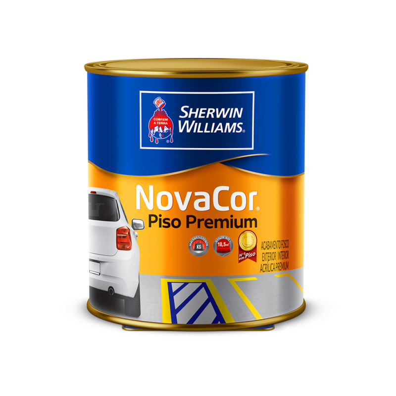 Tinta Acrilica Piso Novacor premium Fosco 900ML