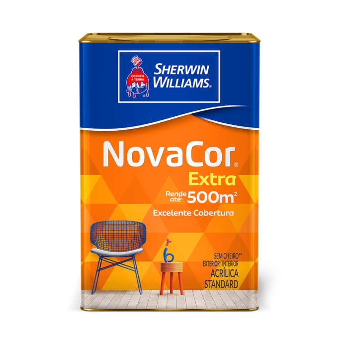 Tinta Acrilica Novacor Extra Fosco 18L