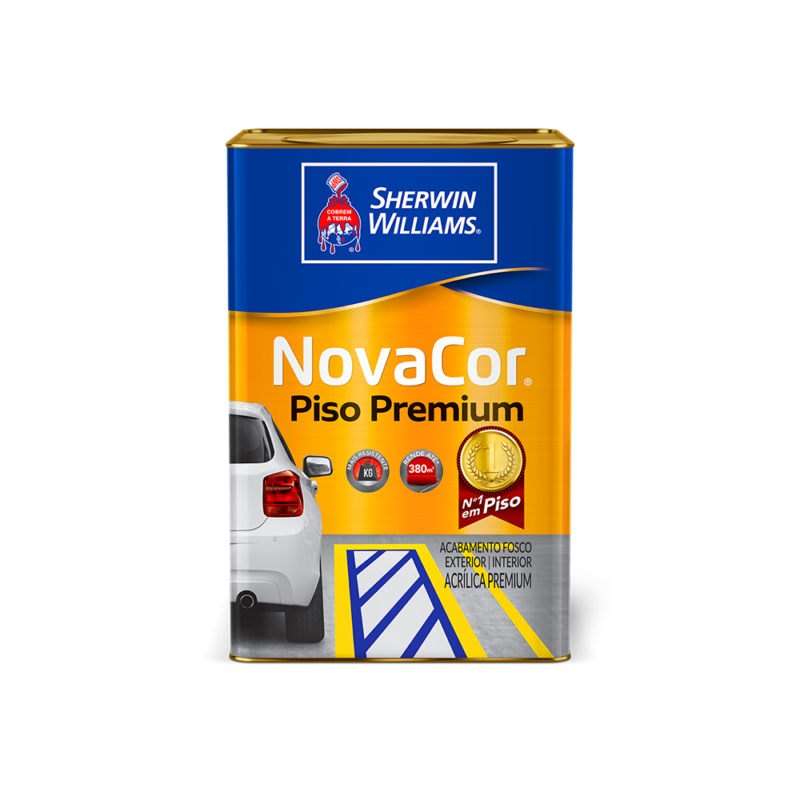 Tinta Acrilica Piso Novacor premium Fosco 18L