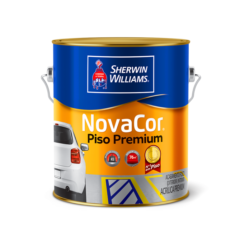 Tinta Acrilica Piso Novacor premium Fosco 3,6L
